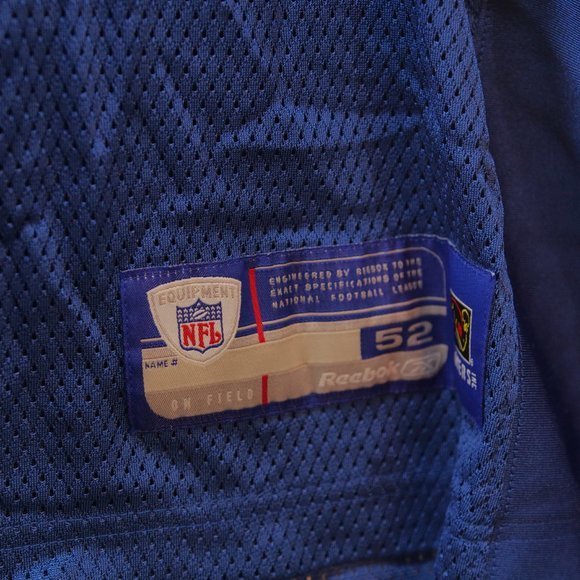 Reebok On Field NFL Peyton Manning #18 Indianapolis Colts Captains Jersey Sz 52 - Picture 2 of 10